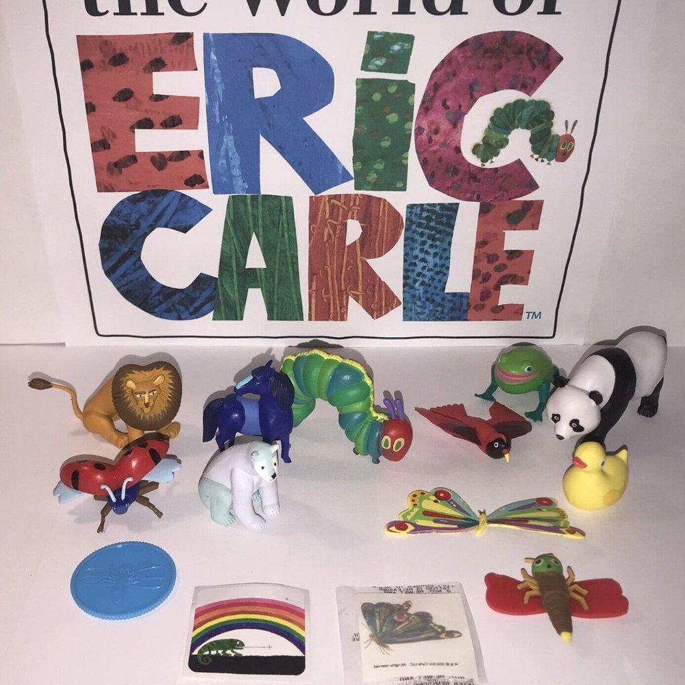 The World of Eric Carle Figure Set of 11 Including the Hungry Caterpillar! - Picture 2 of 7